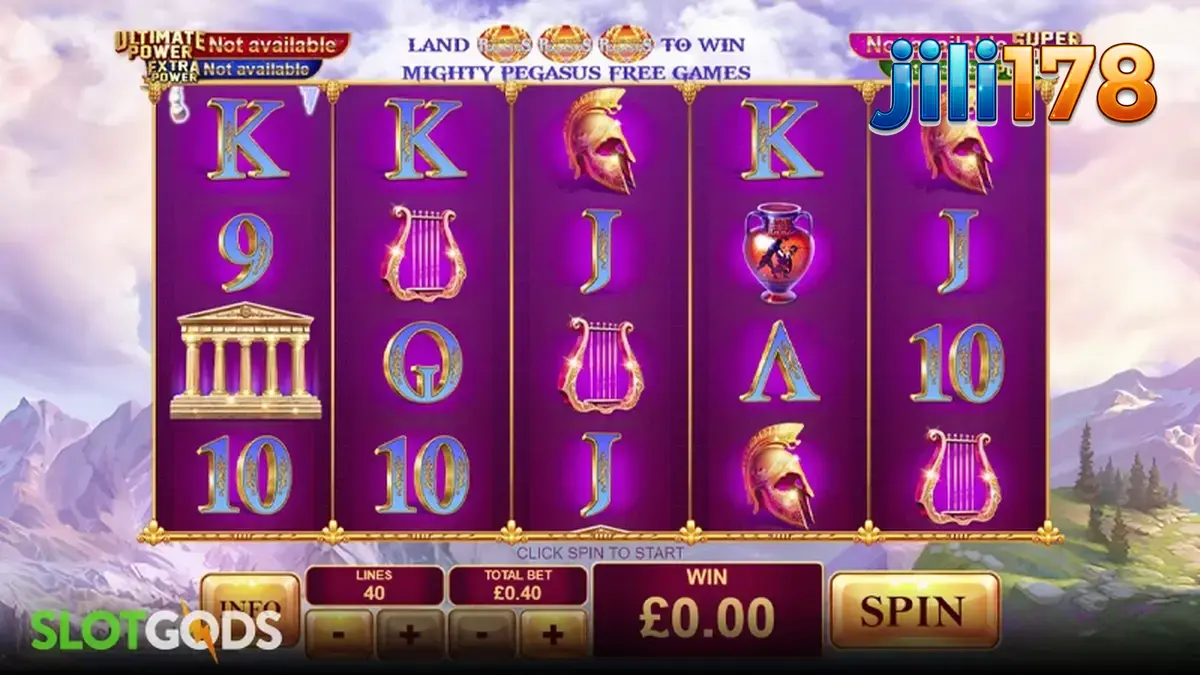 Age of the Gods: Ruler of the Sky slot game interface